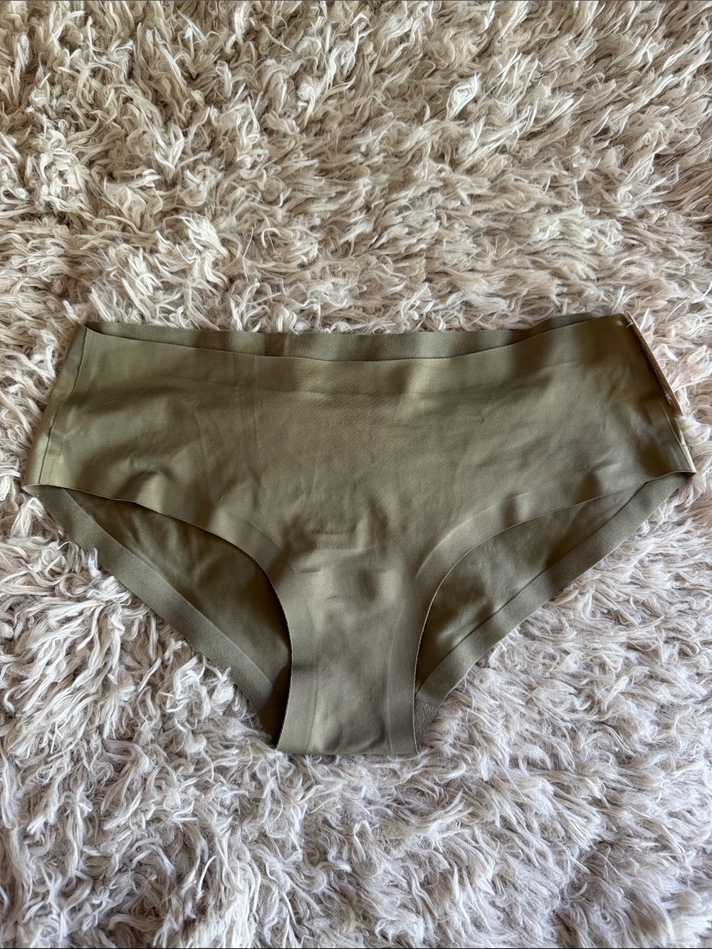 NWT VTG Victoria's Secret Incredible Sexy Satin No Show Hiphugger Small